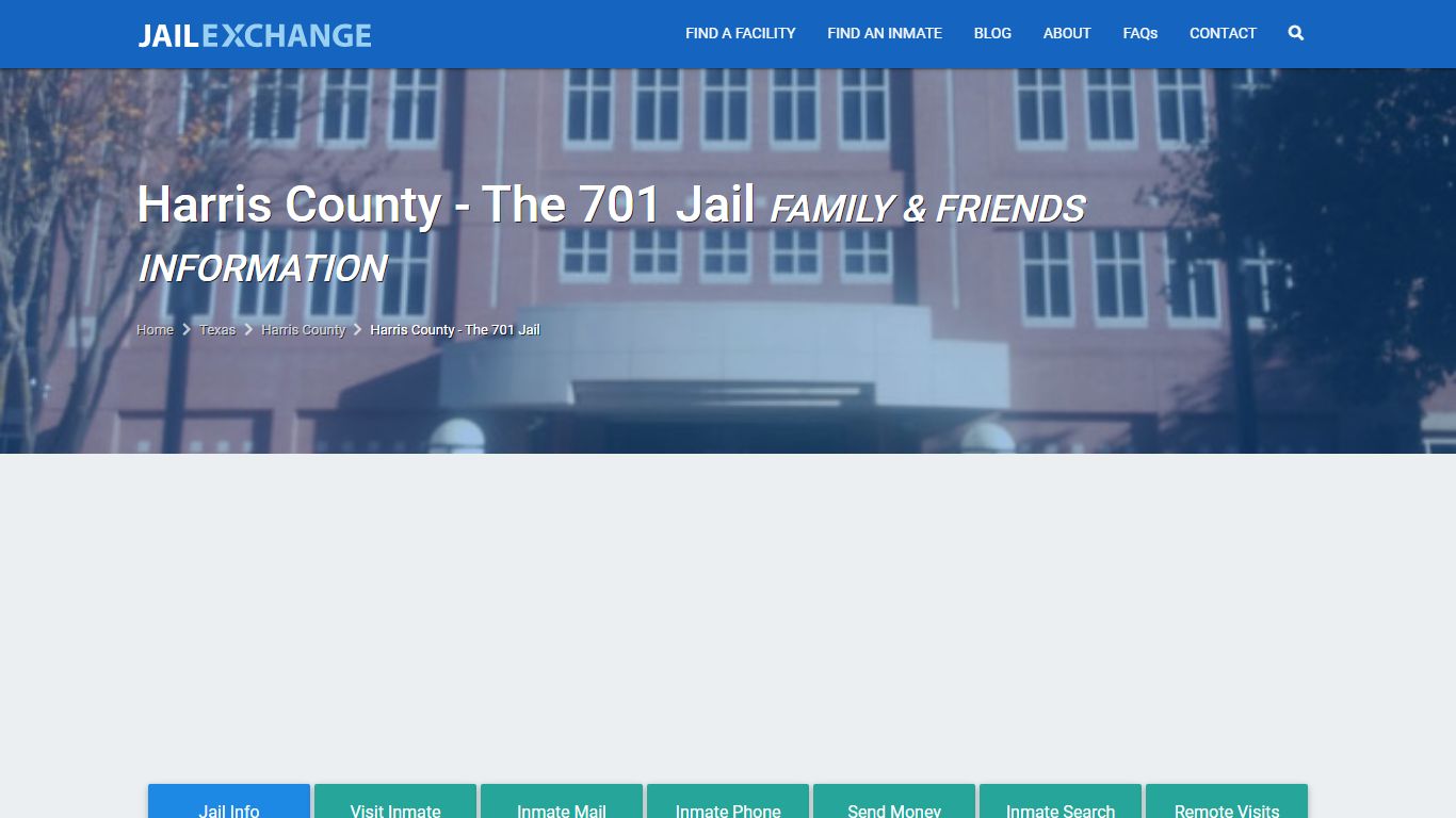 Harris County - The 701 Jail TX | Booking, Visiting, Calls, Phone