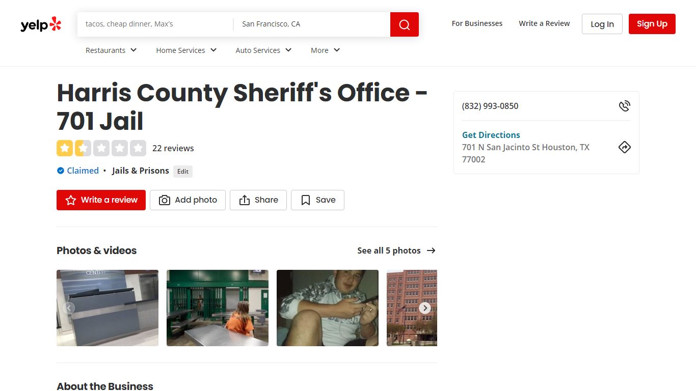 Harris County Sheriff's Office - 701 Jail - Houston, TX