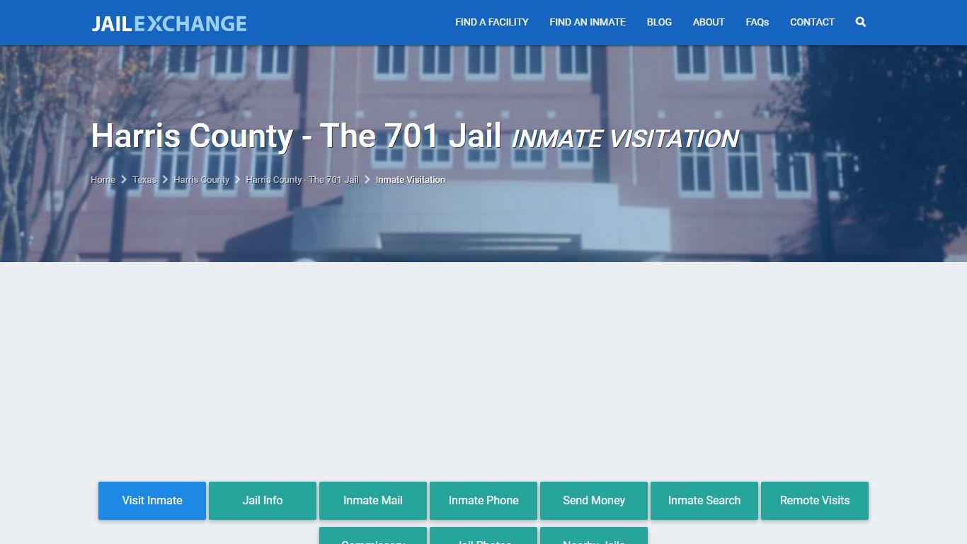 Harris County - The 701 Jail Inmate Visitation - JAIL EXCHANGE